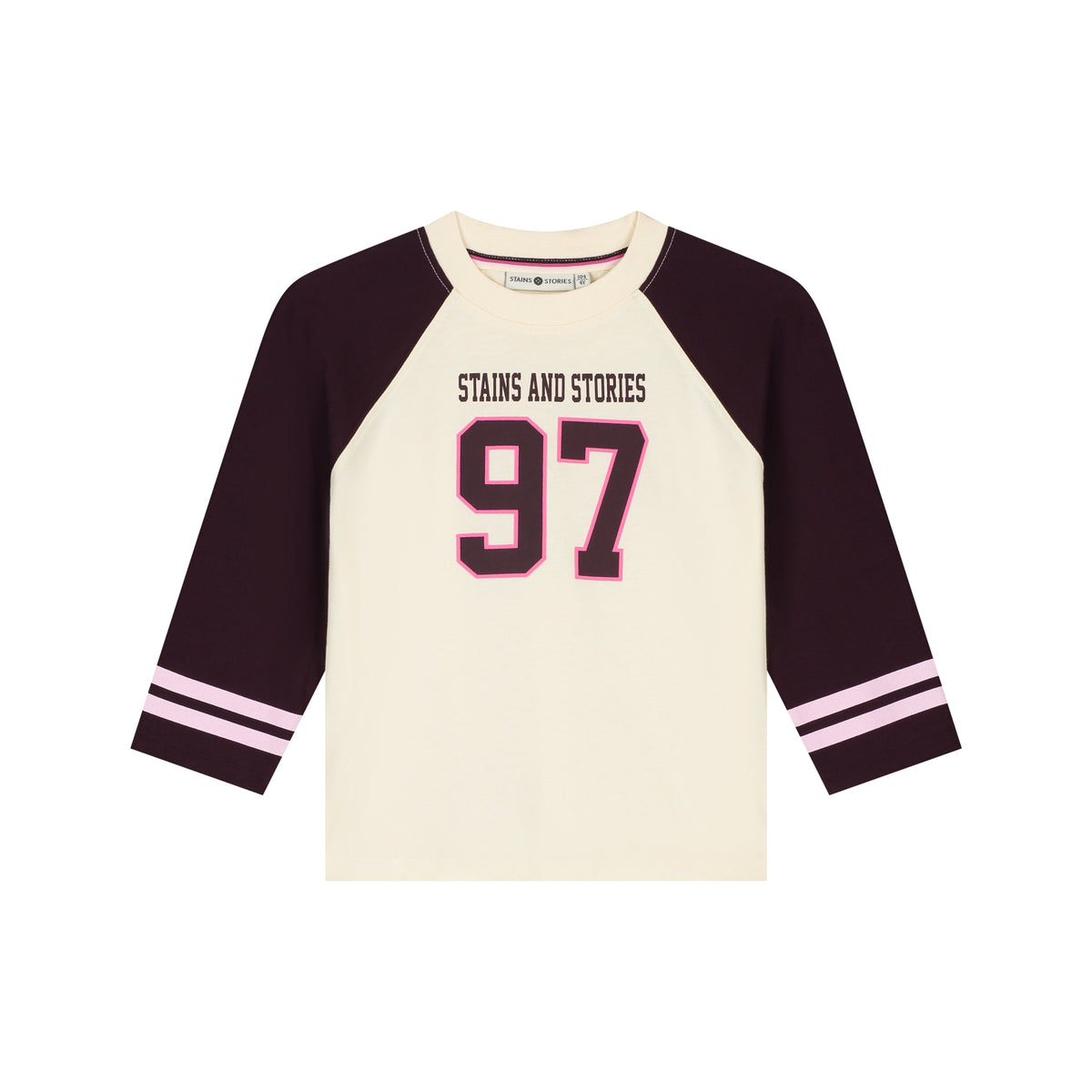 STAINS & STORIES Girls T-shirt Long Sleeve Wine Red