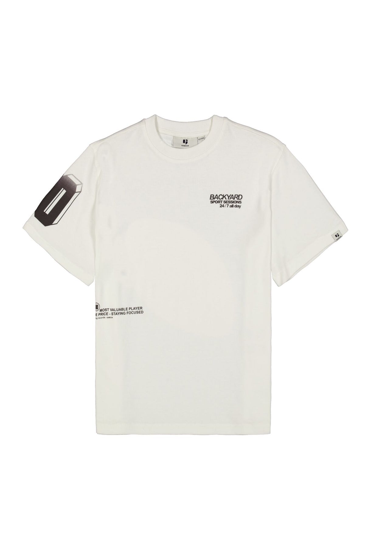 GARCIA Boys Teens T-shirt Short Sleeve Off White
