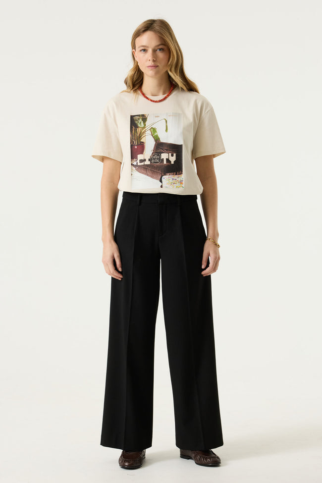GARCIA Ladies Pants Non Denim Black