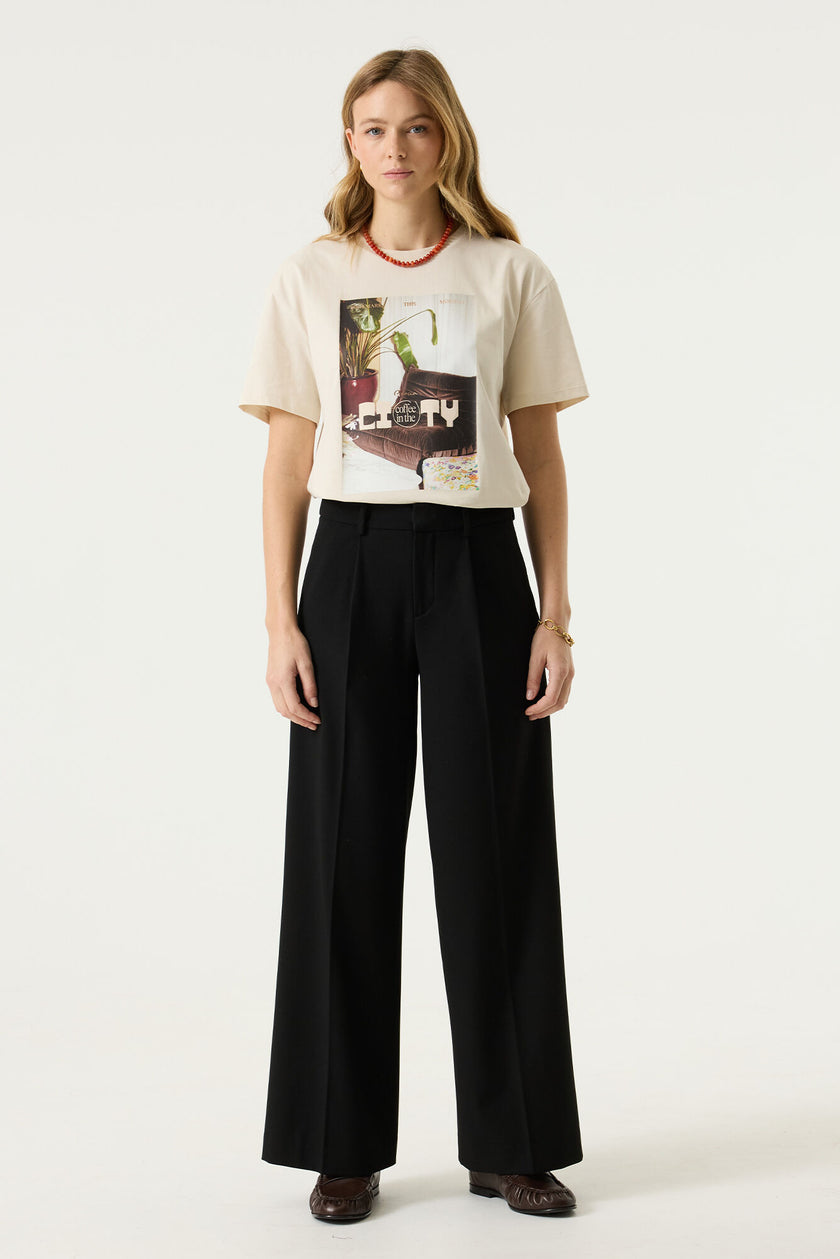 GARCIA Ladies Pants Non Denim Black
