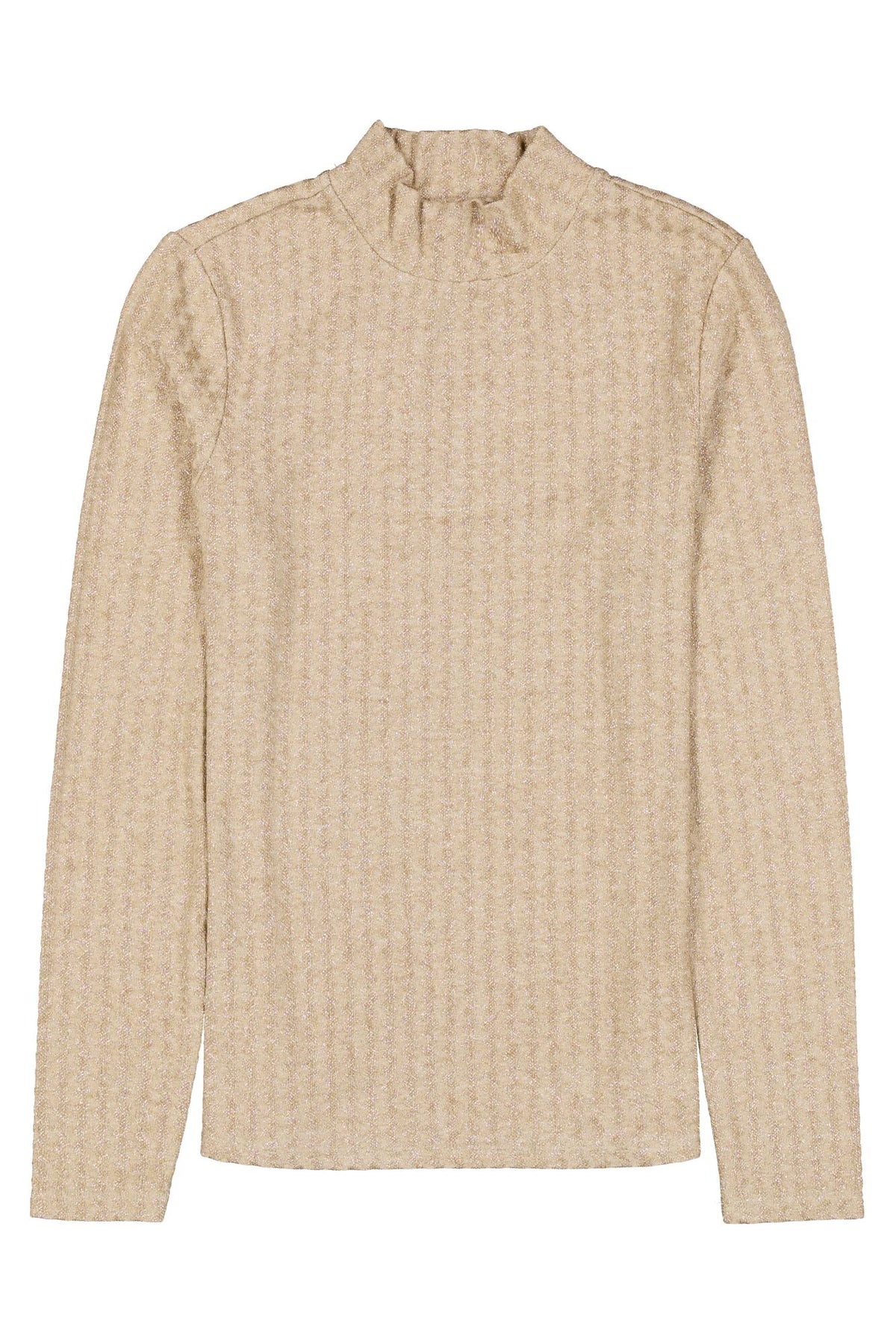 GARCIA Ladies T-shirt Long Sleeve Winter Camel