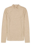 GARCIA Ladies T-shirt Long Sleeve Winter Camel