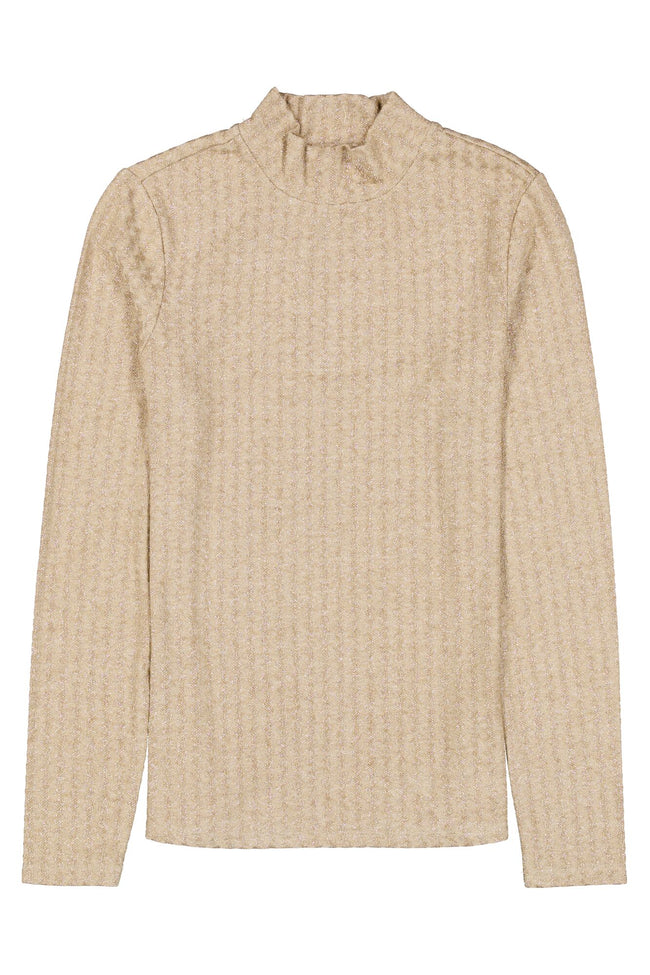 GARCIA Ladies T-shirt Long Sleeve Winter Camel