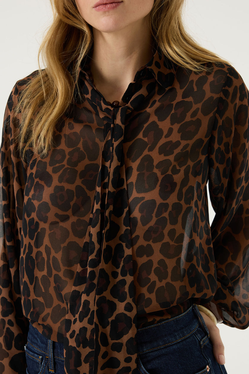 GARCIA Ladies Shirt Long Sleeve Black