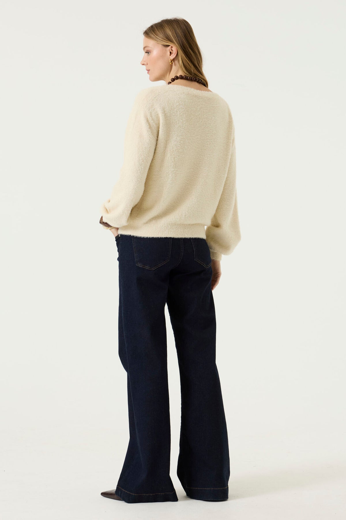 GARCIA Ladies Pullover Whitecap