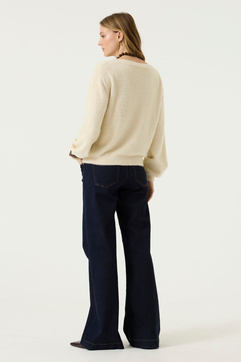 GARCIA Ladies Pullover Whitecap