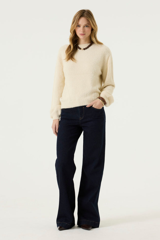 GARCIA Ladies Pullover Whitecap